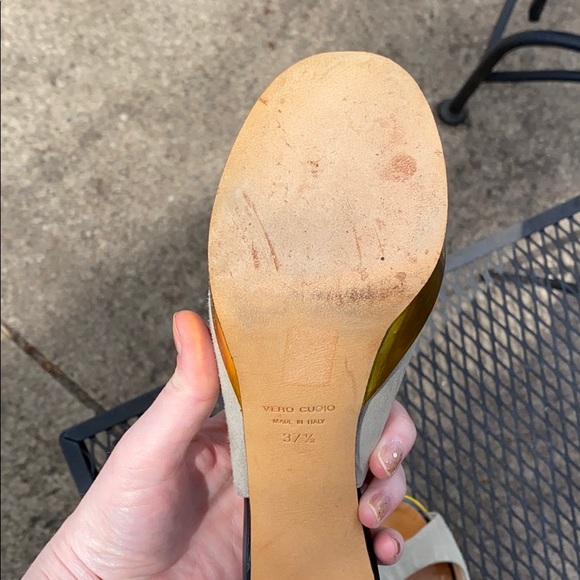 Giuseppe Zanotti suede heels size 37 1/2 - Picture 3 of 6